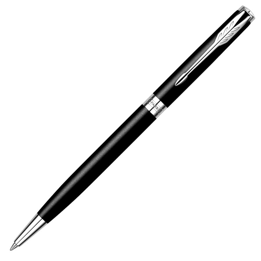 Parker Sonnet Matte Black PT Slim Στυλό | Ballpoint | pen-store.gr